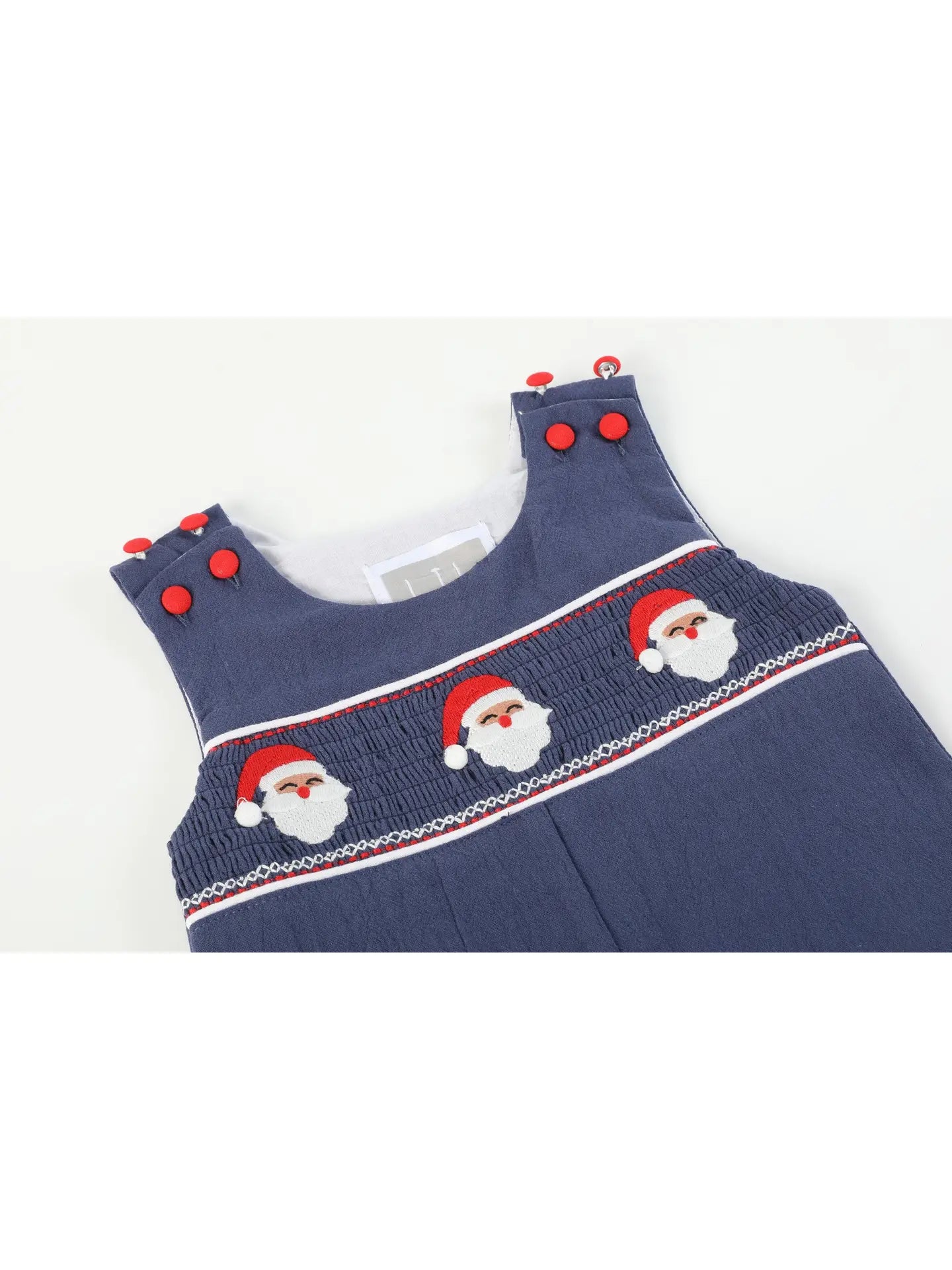 Boy Smocked Santa