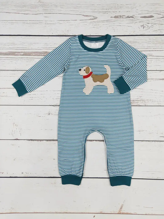 Boys long sleeve romper