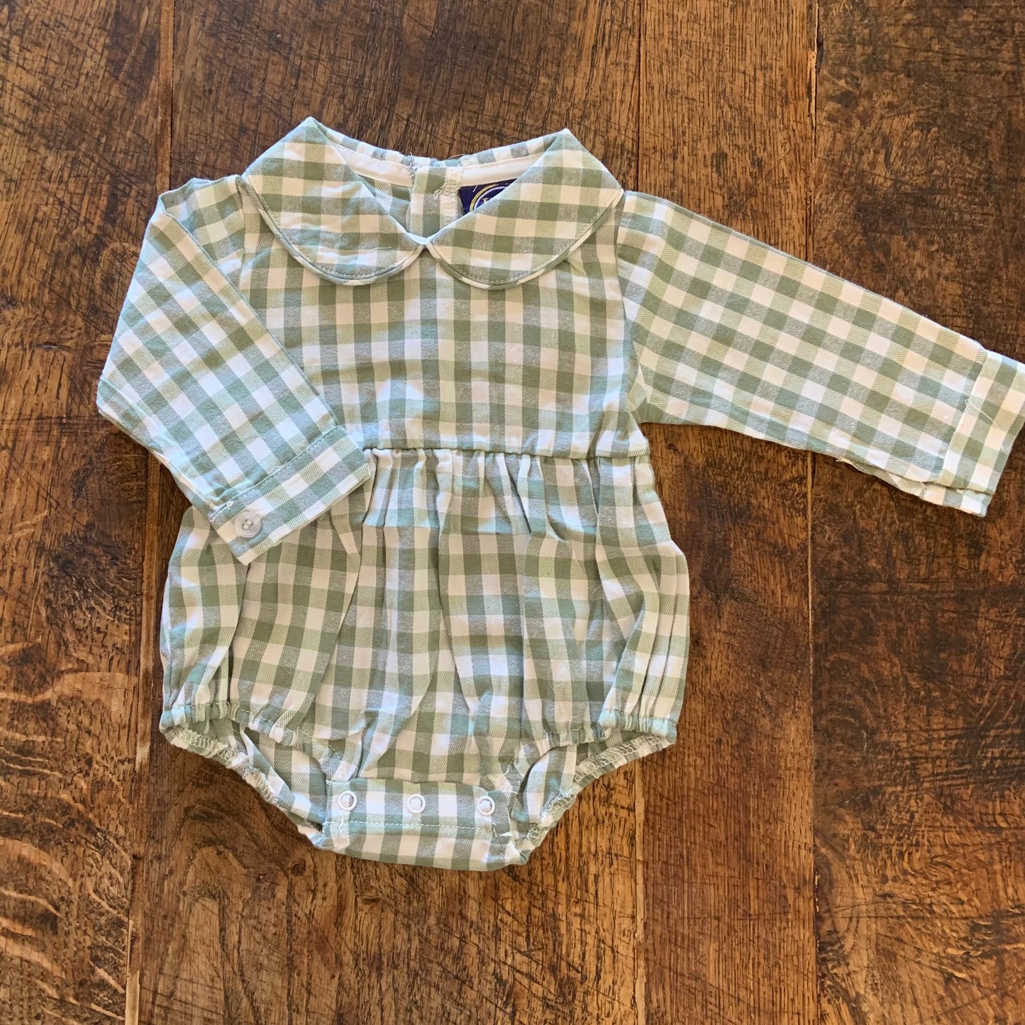 Emma Jean Sage Gingham Bubble