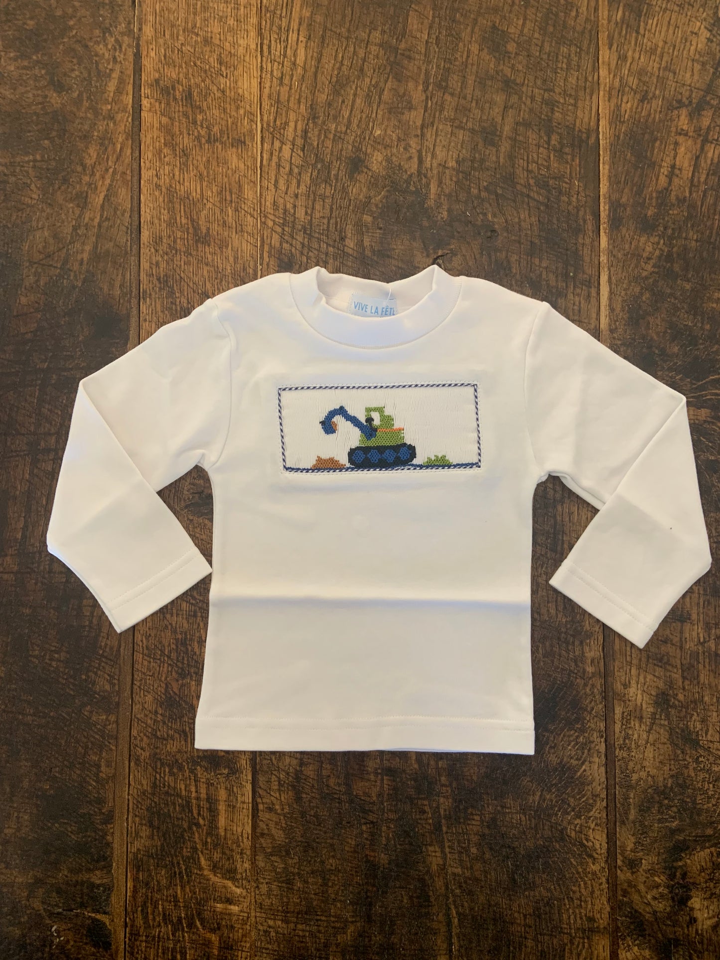 Smocked Excavator Shirt